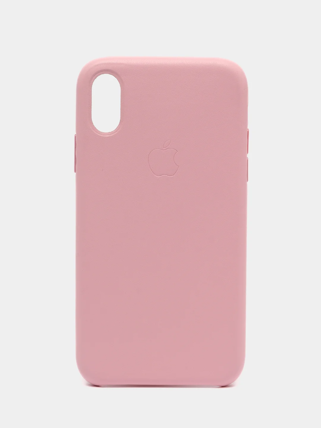 Розовый чехол для iPhone X/XS/XS Max/XR под кожу (Leather Case)