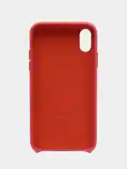 Коралловый чехол для iPhone X/XS/XS Max/XR под кожу (Leather Case)