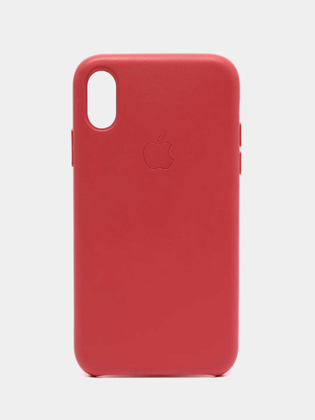 Коралловый чехол для iPhone X/XS/XS Max/XR под кожу (Leather Case)