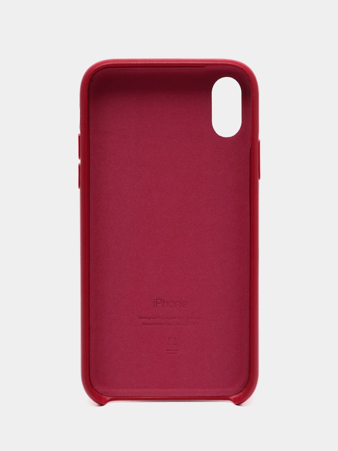 Марсала чехол для iPhone X/XS/XS Max/XR под кожу (Leather Case)