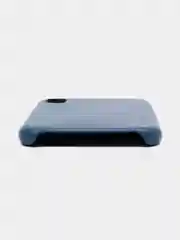 Синий чехол для iPhone X/XS/XS Max/XR под кожу (Leather Case)