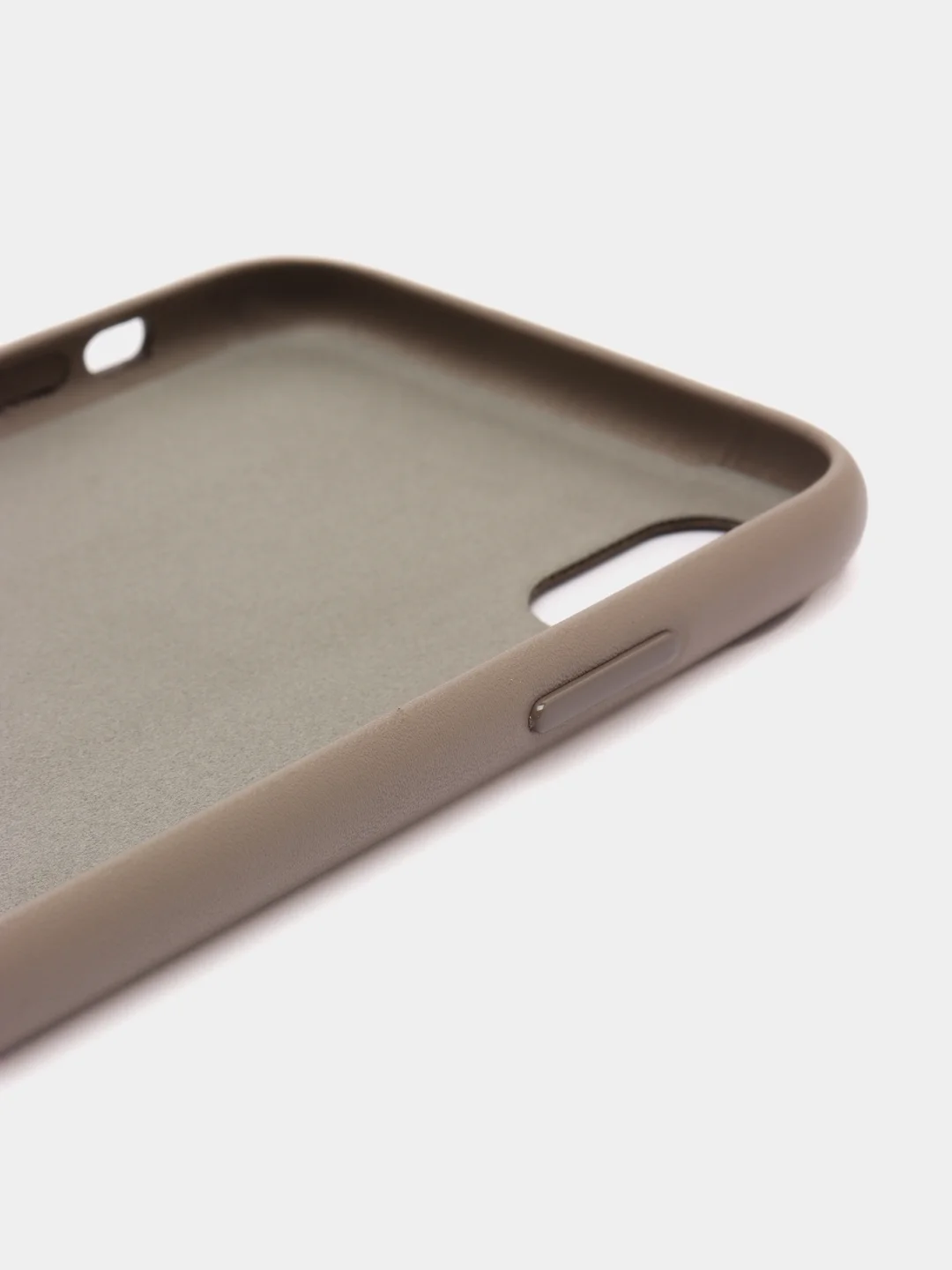 Бежевый меланж чехол для iPhone X/XS/XS Max/XR под кожу (Leather Case)