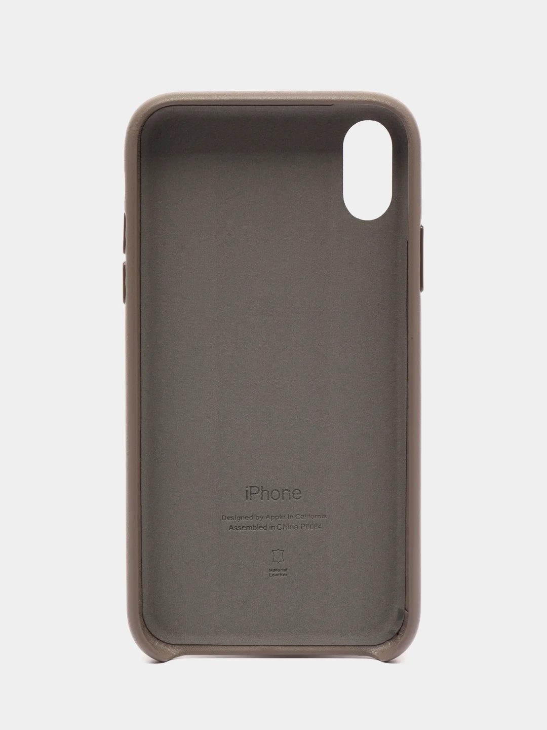 Бежевый меланж чехол для iPhone X/XS/XS Max/XR под кожу (Leather Case)