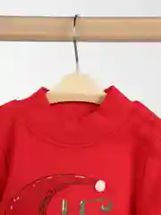 Багровый новогодний костюм для детей
