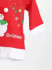 Алый новогодний костюм для детей