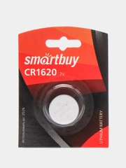 Батарейка Smartbuy CR1620, литиевая 3V