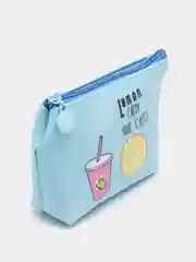 Лазурный мини кошелек / Монетница из экокожи