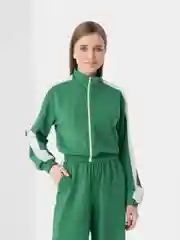 Зеленый костюм спортивный женский