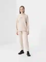 Бежевый спортивный костюм женский
