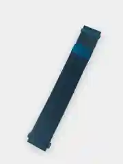 Синий металлический ремешок 18, 20, 22 мм Миланская петля Galaxy Watch Huawei Garmin Amazfit