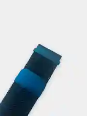 Синий металлический ремешок 18, 20, 22 мм Миланская петля Galaxy Watch Huawei Garmin Amazfit