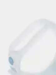 Небесно-голубой силиконовый ремешок для фитнес часов Xiaomi Mi Band 3 / 4 / 5 / 6 / 7 сяоми ми банд