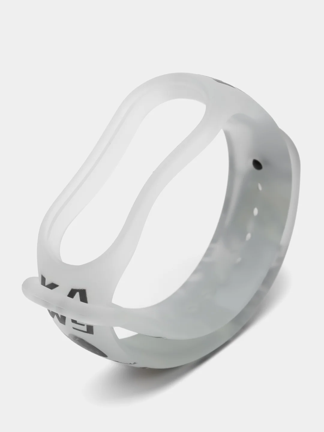 Черный силиконовый ремешок для фитнес часов Xiaomi Mi Band 3 / 4 / 5 / 6 / 7 сяоми ми банд