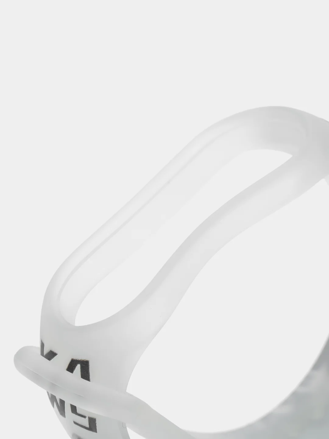 Черный силиконовый ремешок для фитнес часов Xiaomi Mi Band 3 / 4 / 5 / 6 / 7 сяоми ми банд