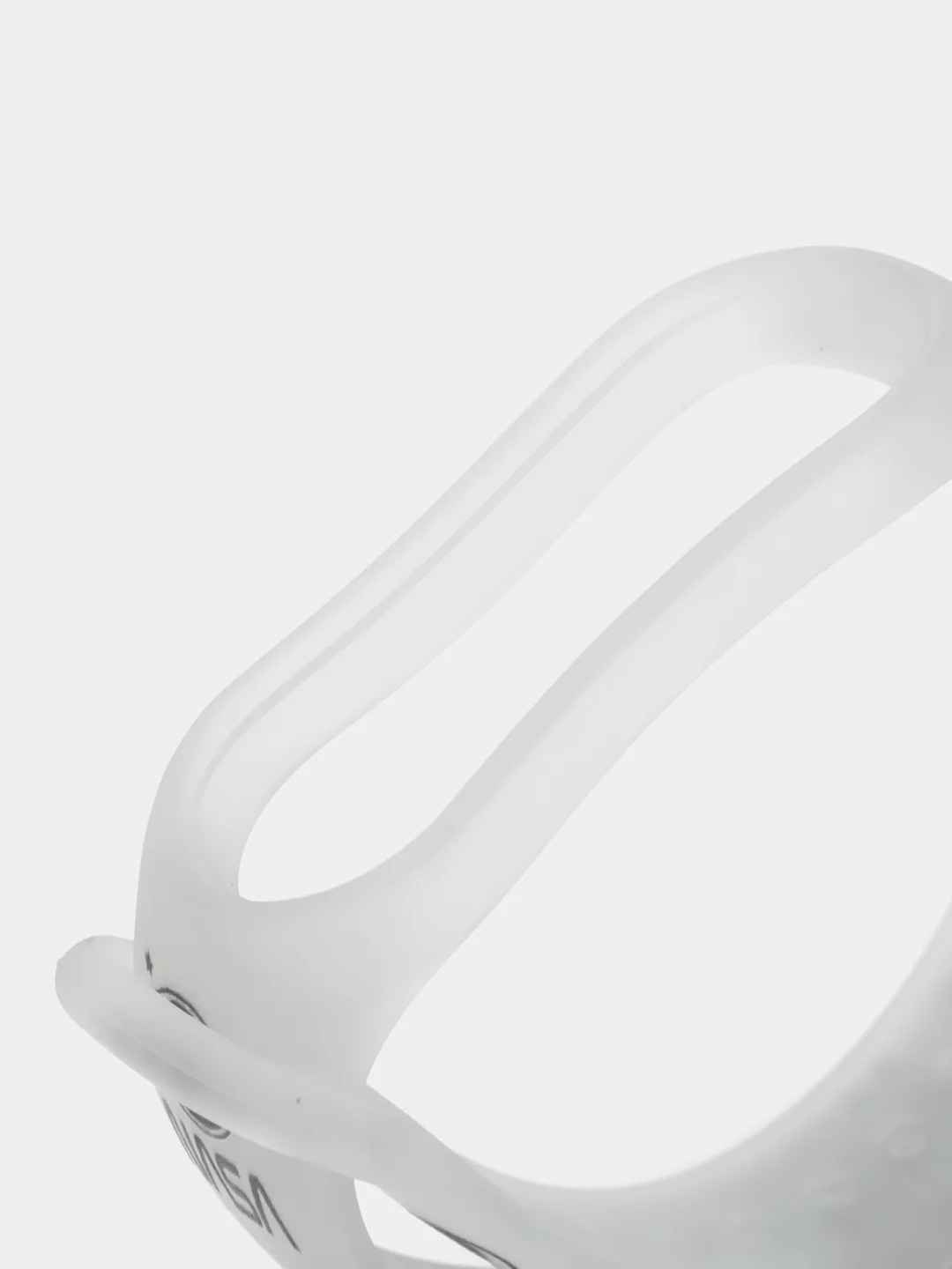 Серый силиконовый ремешок для фитнес часов Xiaomi Mi Band 3 / 4 / 5 / 6 / 7 сяоми ми банд