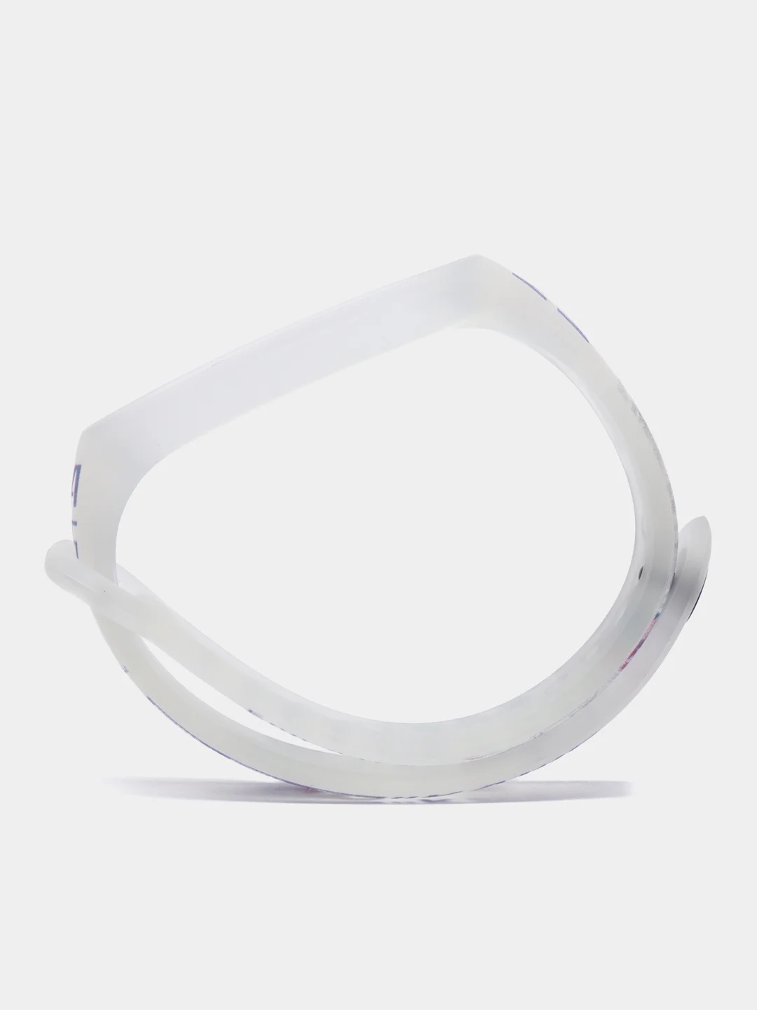 Фиолетовый силиконовый ремешок для фитнес часов Xiaomi Mi Band 3 / 4 / 5 / 6 / 7 сяоми ми банд