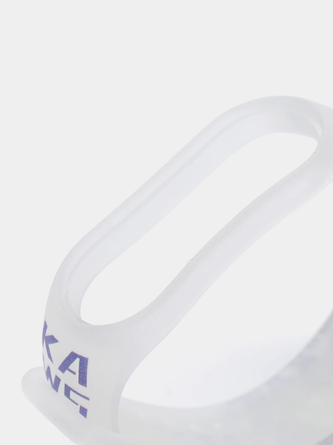 Фиолетовый силиконовый ремешок для фитнес часов Xiaomi Mi Band 3 / 4 / 5 / 6 / 7 сяоми ми банд