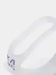 Фиолетовый силиконовый ремешок для фитнес часов Xiaomi Mi Band 3 / 4 / 5 / 6 / 7 сяоми ми банд