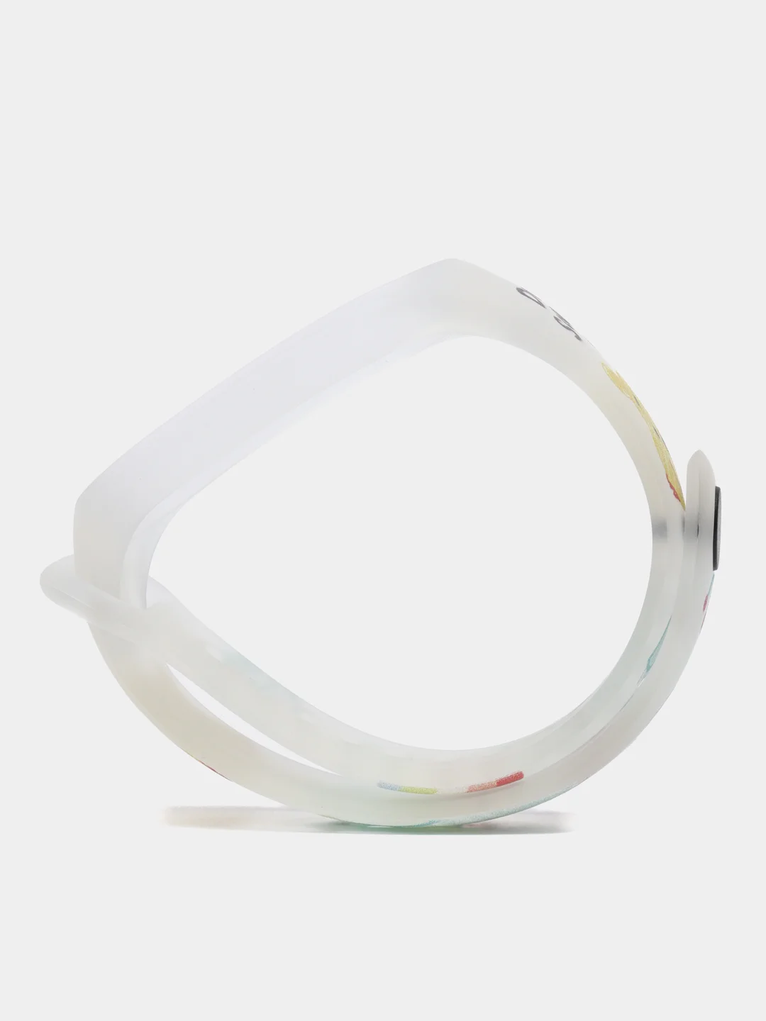 Желтый силиконовый ремешок для фитнес часов Xiaomi Mi Band 3 / 4 / 5 / 6 / 7 сяоми ми банд