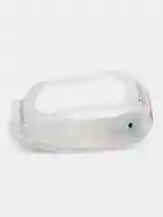 Вишнёвый силиконовый ремешок для фитнес часов Xiaomi Mi Band 3 / 4 / 5 / 6 / 7 сяоми ми банд