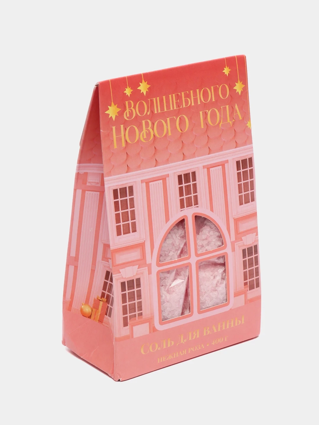 Розовый соль для ванны, несколько видов, 400 г