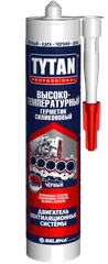 Герметик TYTAN высокотемпературный, силиконовый, черный, 280 мл