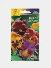 Семена Виола "Арлекин", махровая смесь, 0,1 г, Цветущий сад