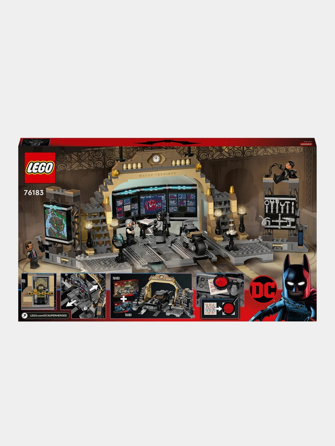 Конструктор LEGO Super Heroes, 76183, Бэтпещера: схватка с Загадочником