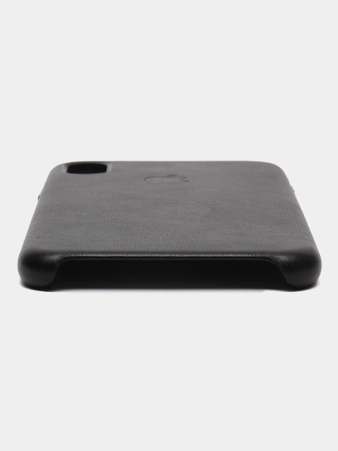 Черный чехол для iPhone X/XS/XS Max/XR под кожу (Leather Case)