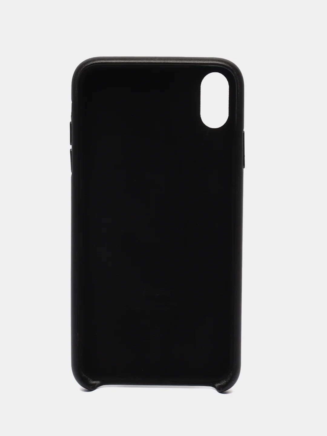 Черный чехол для iPhone X/XS/XS Max/XR под кожу (Leather Case)