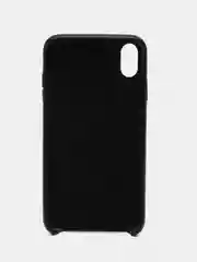 Черный чехол для iPhone X/XS/XS Max/XR под кожу (Leather Case)
