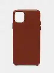 Терракотовый чехол для iPhone 11 / 11 Pro / 11 Pro Max, под кожу (Leather Case)