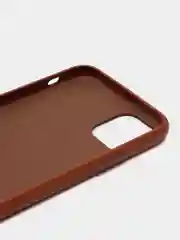 Терракотовый чехол для iPhone 11 / 11 Pro / 11 Pro Max, под кожу (Leather Case)