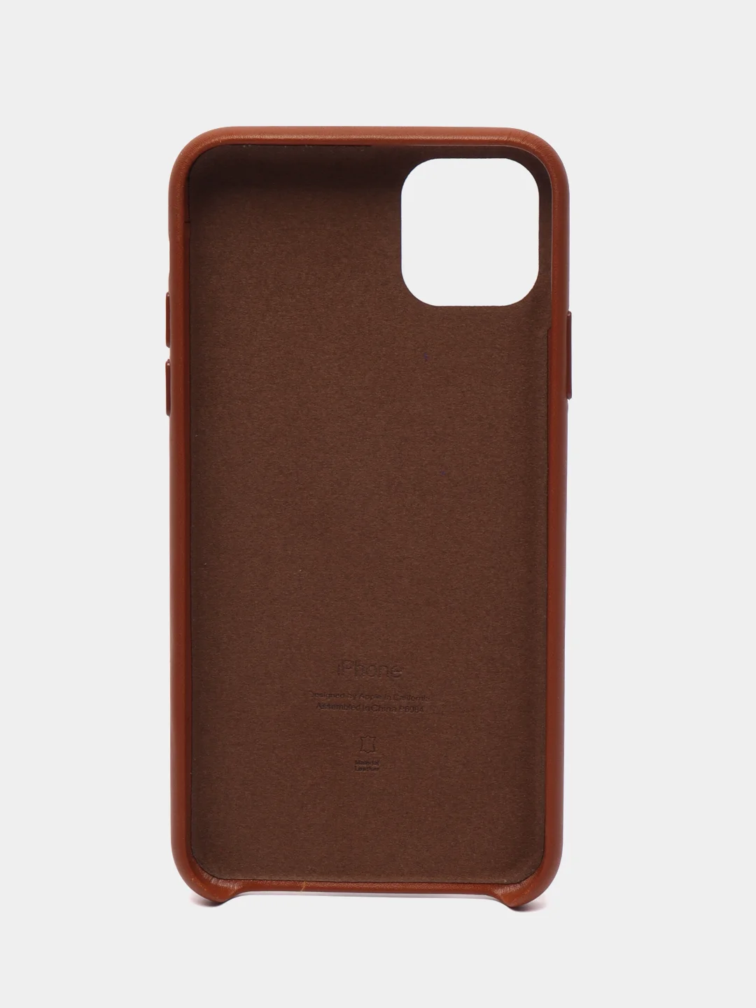 Терракотовый чехол для iPhone 11 / 11 Pro / 11 Pro Max, под кожу (Leather Case)