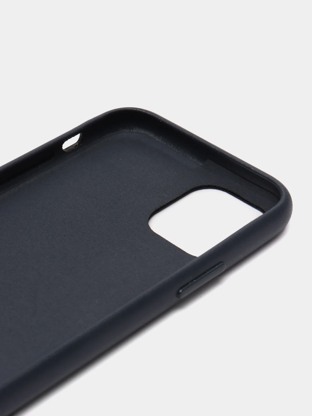 Темно-синий чехол для iPhone 11 / 11 Pro / 11 Pro Max, под кожу (Leather Case)