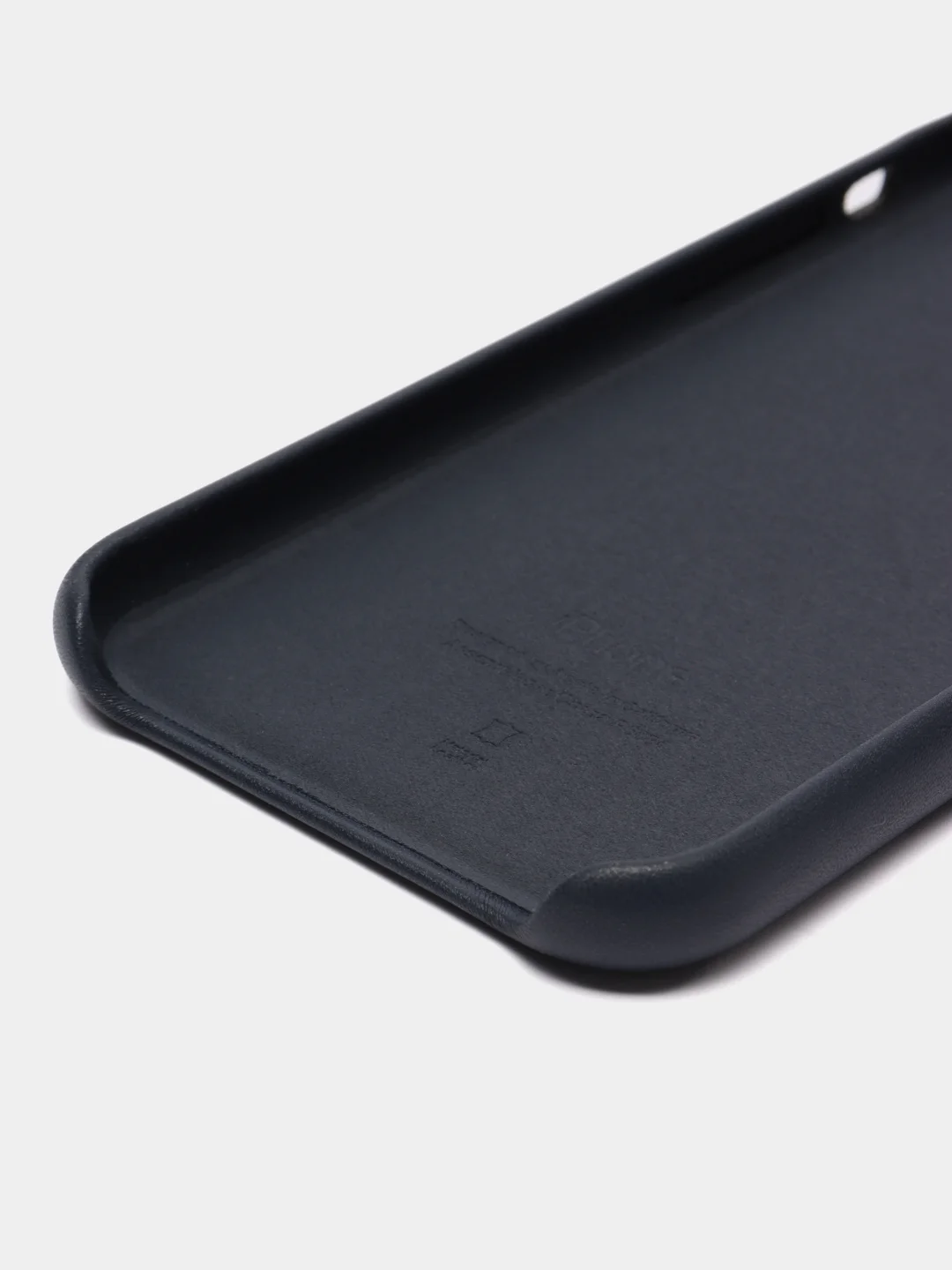 Темно-синий чехол для iPhone 11 / 11 Pro / 11 Pro Max, под кожу (Leather Case)