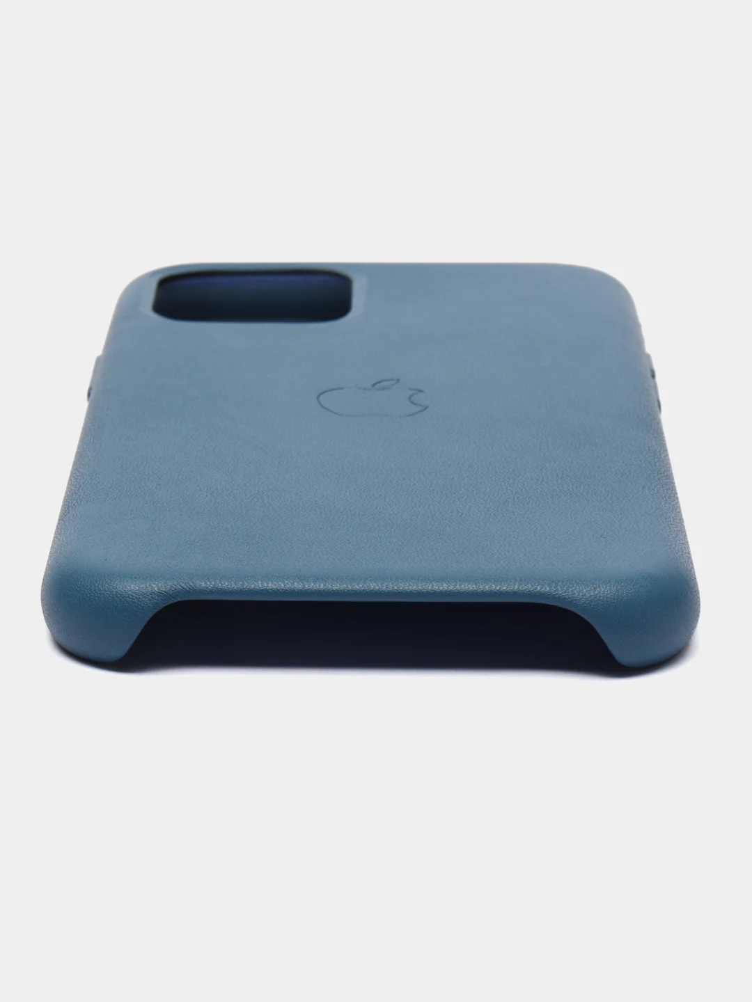 Синий чехол для iPhone 11 / 11 Pro / 11 Pro Max, под кожу (Leather Case)
