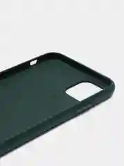 Тёмно-зелёный чехол для iPhone 11 / 11 Pro / 11 Pro Max, под кожу (Leather Case)