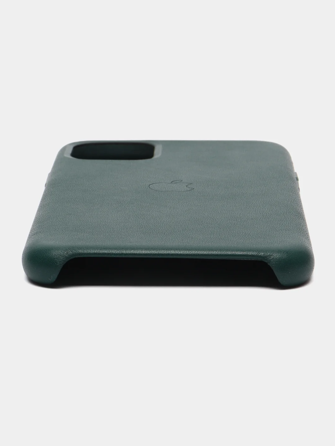 Тёмно-зелёный чехол для iPhone 11 / 11 Pro / 11 Pro Max, под кожу (Leather Case)