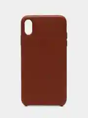 Терракотовый чехол для iPhone X/XS/XS Max/XR под кожу (Leather Case)