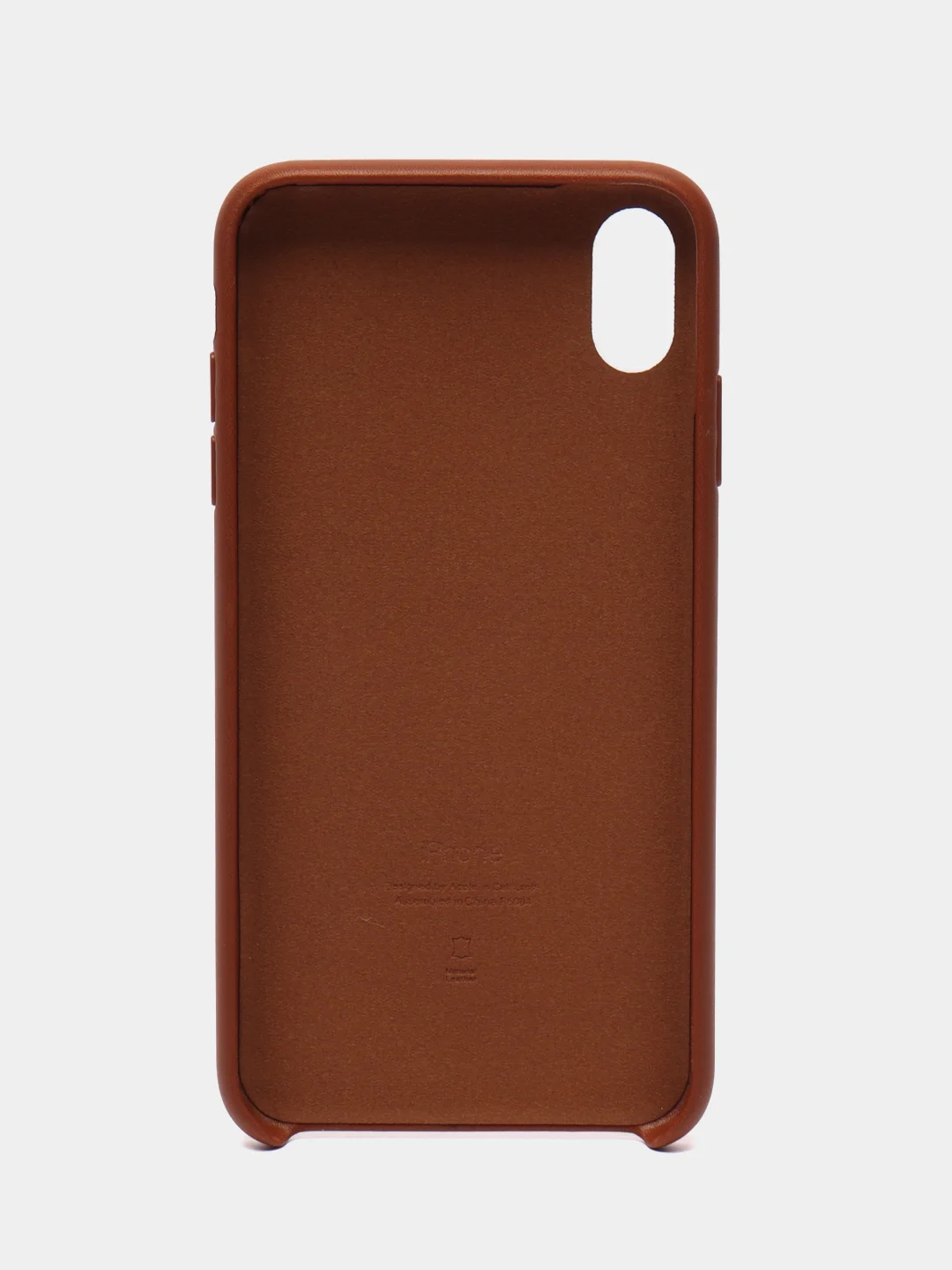 Терракотовый чехол для iPhone X/XS/XS Max/XR под кожу (Leather Case)