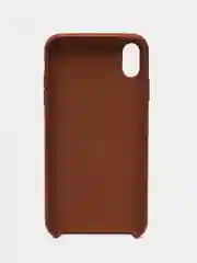 Терракотовый чехол для iPhone X/XS/XS Max/XR под кожу (Leather Case)