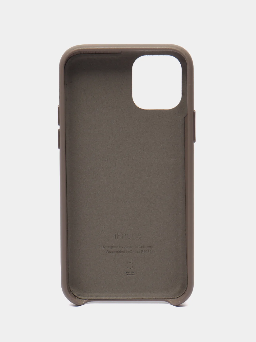 Бежевый меланж чехол для iPhone 11 / 11 Pro / 11 Pro Max, под кожу (Leather Case)