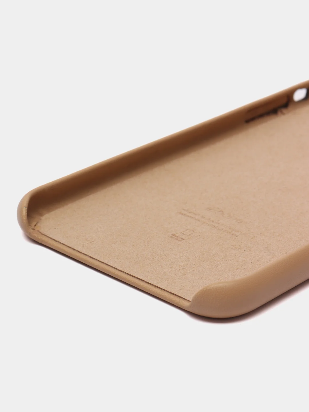 Горчичный чехол для iPhone X/XS/XS Max/XR под кожу (Leather Case)