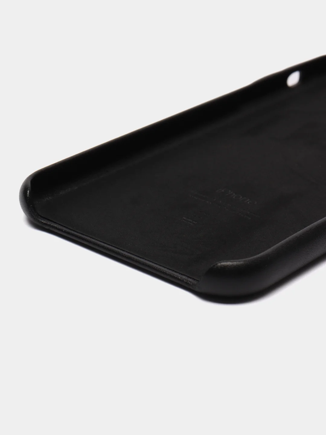 Черный чехол для iPhone 11 / 11 Pro / 11 Pro Max, под кожу (Leather Case)