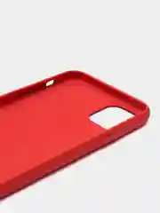 Красный чехол для iPhone 11 / 11 Pro / 11 Pro Max, под кожу (Leather Case)