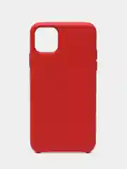Красный чехол для iPhone 11 / 11 Pro / 11 Pro Max, под кожу (Leather Case)