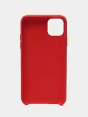Красный чехол для iPhone 11 / 11 Pro / 11 Pro Max, под кожу (Leather Case)