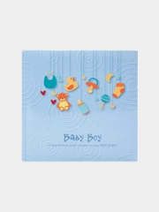 Фотоальбом BRAUBERG "Baby Boy" на 200 фото 10*15 см, тверд обложка, бум. стр, бокс