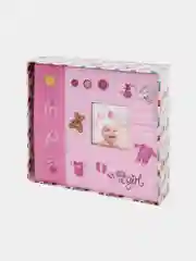 Фотоальбом BRAUBERG "Its a girl" на 200 фото 10*15см, тверд обложка, бум. стр, бокс